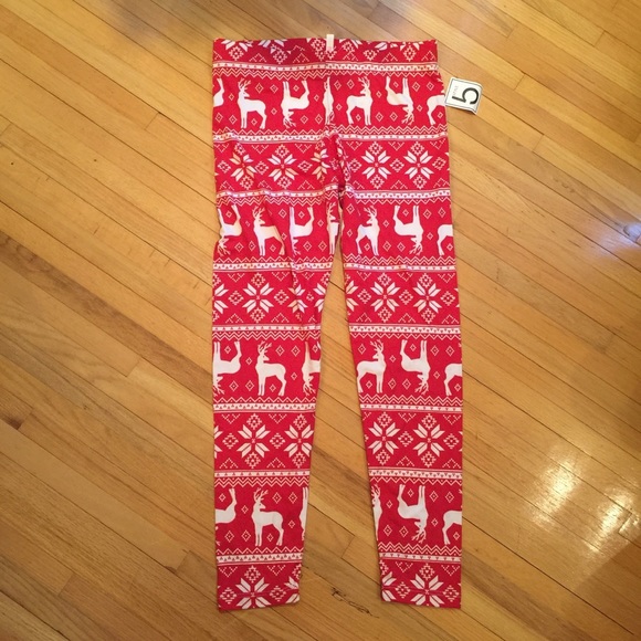 Pants - Juniors XL Holiday leggings NWT